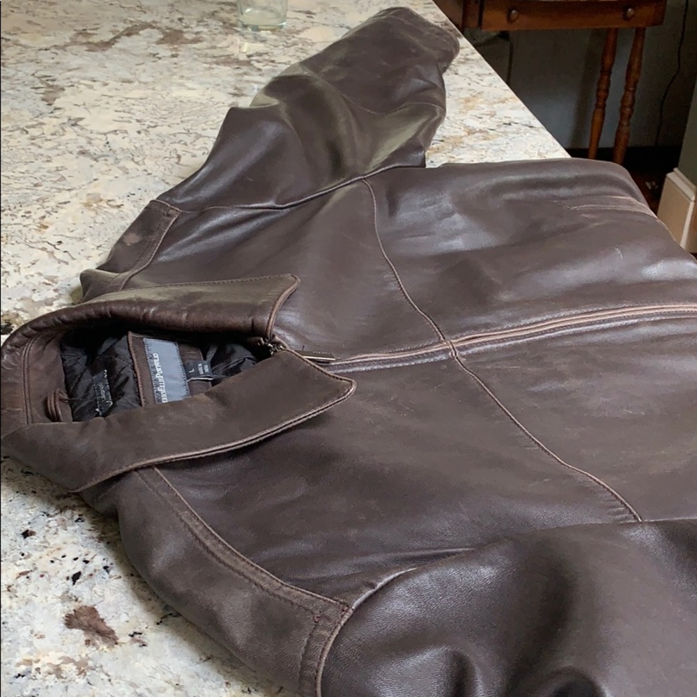 Leather jacket